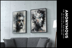 Anonymous - Wall Art - CraftNest - Digital Crafting and Art