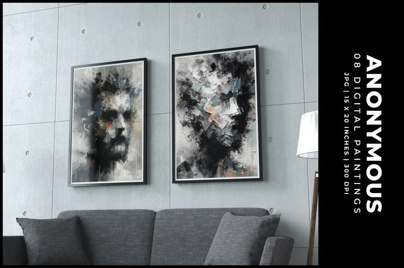 Anonymous - Wall Art - CraftNest - Digital Crafting and Art