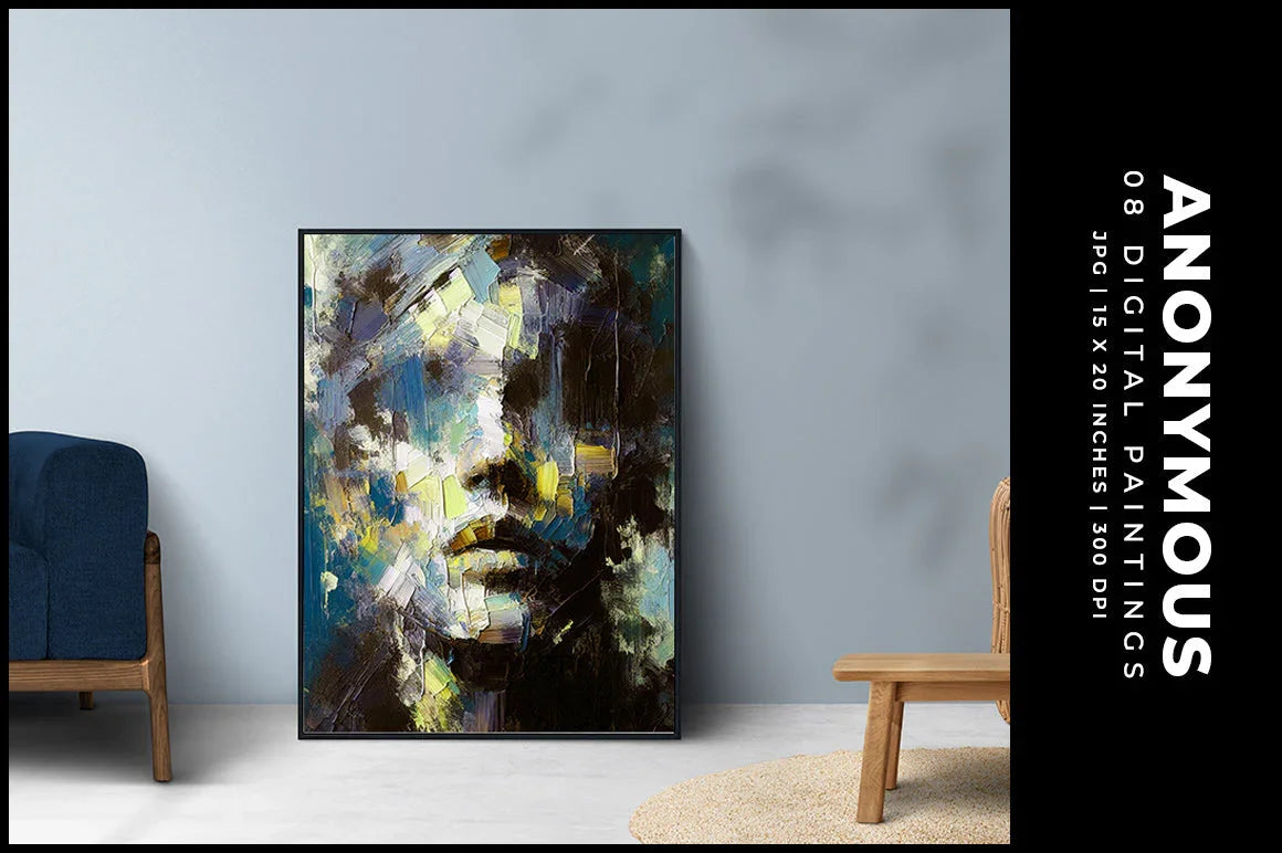 Anonymous - Wall Art - CraftNest - Digital Crafting and Art