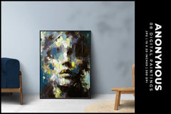 Anonymous - Wall Art - CraftNest - Digital Crafting and Art