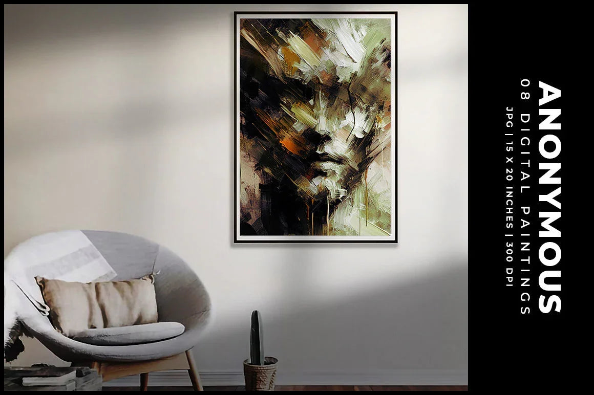 Anonymous - Wall Art - CraftNest - Digital Crafting and Art