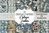 Antique Vintage Zombie Seamless Digital Paper