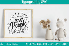 Antisocial Typography Decal SVG Bundle - CraftNest - Digital Crafting and Art