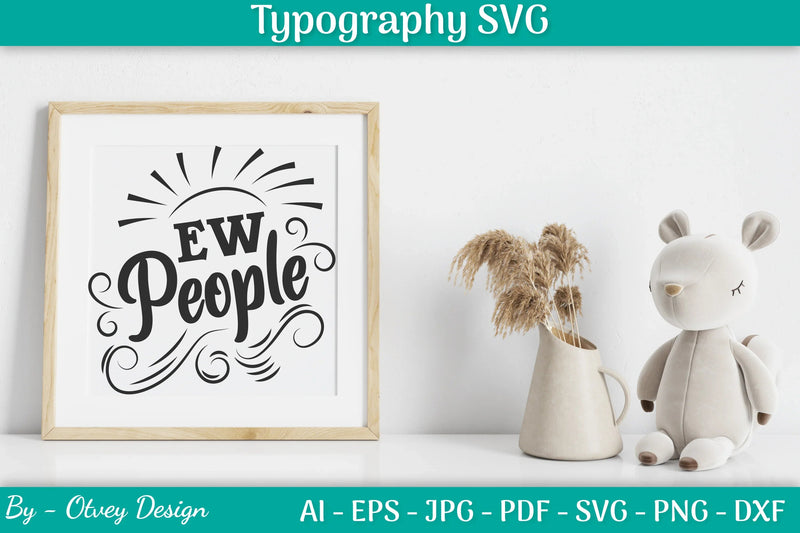 Antisocial Typography Decal SVG Bundle - CraftNest - Digital Crafting and Art
