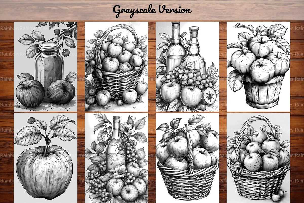 Apple Coloring Books - CraftNest - Digital Crafting and Art