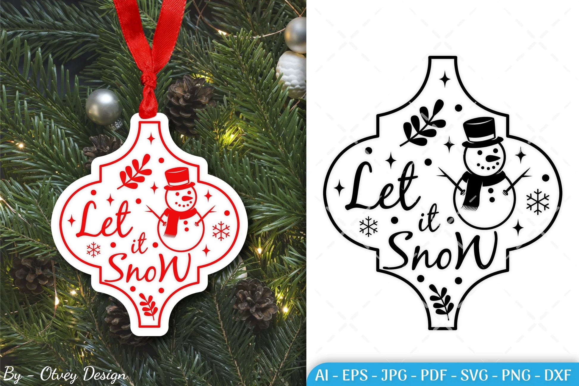 Arabesque Christmas Ornament SVG Bundle - CraftNest - Digital Crafting and Art