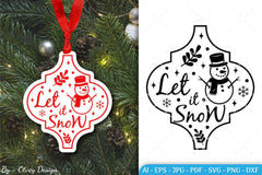 Arabesque Christmas Ornament SVG Bundle - CraftNest - Digital Crafting and Art