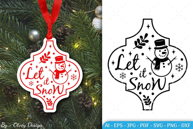 Arabesque Christmas Ornament SVG Bundle - CraftNest - Digital Crafting and Art