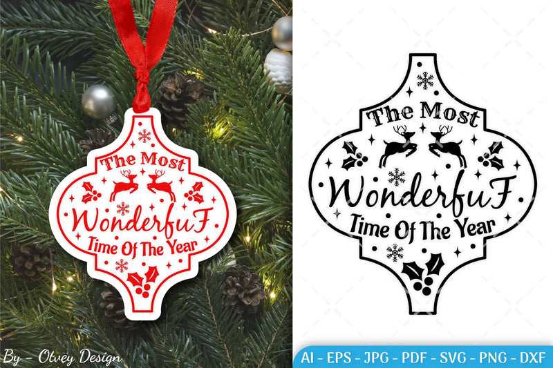 Arabesque Christmas Ornament SVG Bundle - CraftNest - Digital Crafting and Art