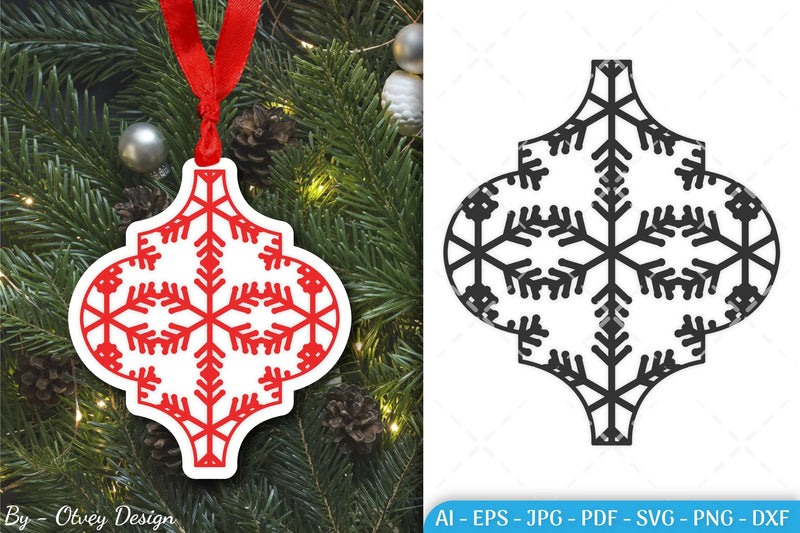 Arabesque Christmas Ornament SVG Bundle - CraftNest - Digital Crafting and Art