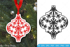 Arabesque Christmas Ornament SVG Bundle - CraftNest - Digital Crafting and Art