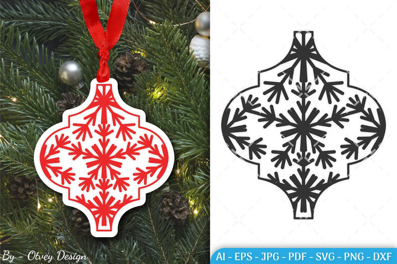 Arabesque Christmas Ornament SVG Bundle - CraftNest - Digital Crafting and Art