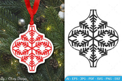 Arabesque Christmas Ornament SVG Bundle - CraftNest - Digital Crafting and Art