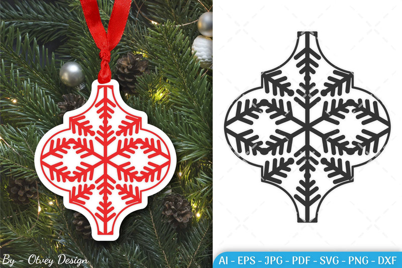 Arabesque Christmas Ornament SVG Bundle - CraftNest - Digital Crafting and Art