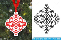 Arabesque Christmas Ornament SVG Bundle - CraftNest - Digital Crafting and Art
