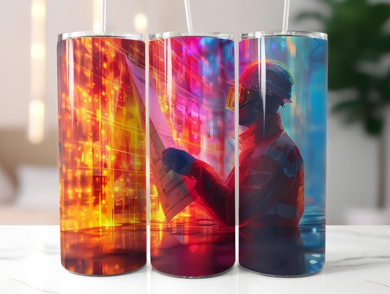 Architect Profession 6 Tumbler Wrap - CraftNest - Digital Crafting and Art