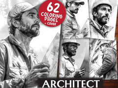Architect Coloring Books - CraftNest - Digital Crafting and Art