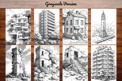Architecture Coloring Books - CraftNest - Digital Crafting and Art