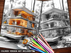 Architecture Coloring Books - CraftNest - Digital Crafting and Art