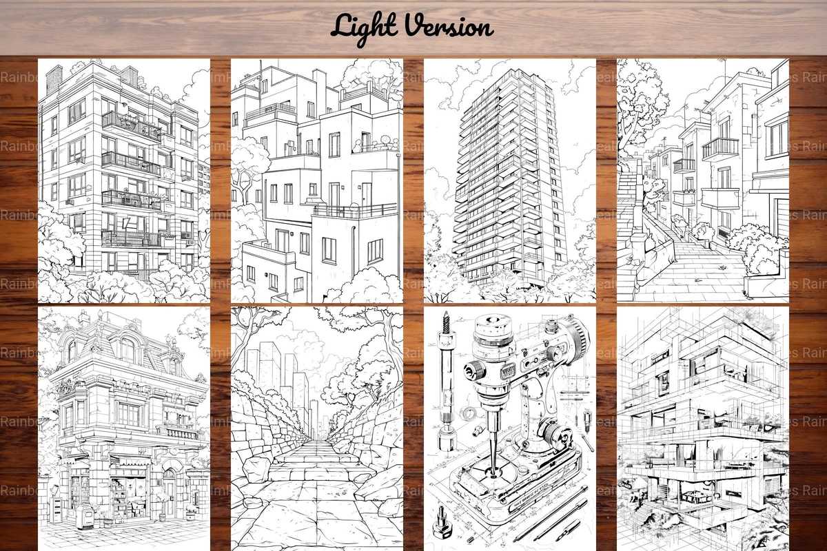 Architecture Coloring Books - CraftNest - Digital Crafting and Art