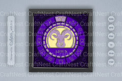 Aries Zodiac 3D Shadow Box Papercut SVG Bundle - CraftNest - Digital Crafting and Art