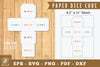 Arrow Paper Dice Cube Printable Cut - Clipart Bundle