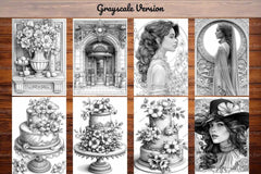 Art Nouveau Easter Coloring Books - CraftNest