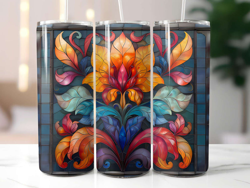 Art Nouveau Summer 2 Tumbler Wrap - CraftNest - Digital Crafting and Art