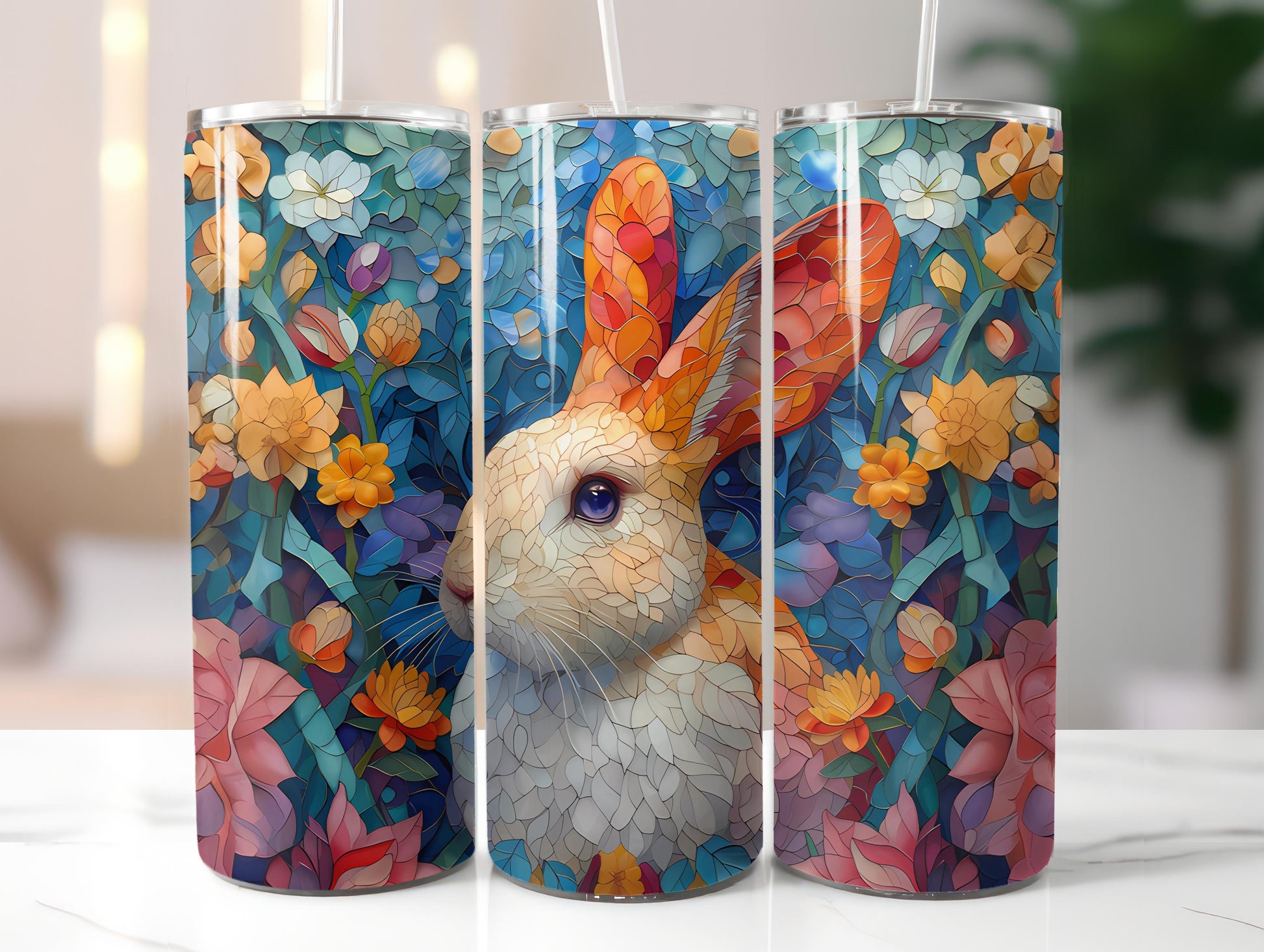 Art Nouveau Easter 3 Tumbler Wrap - CraftNest