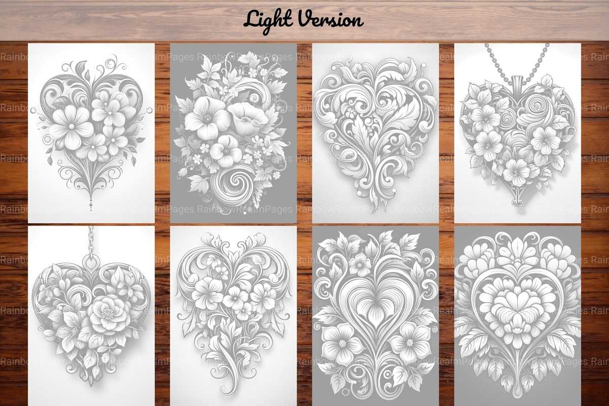 Art Nouveau Valentines Day Coloring Books - CraftNest