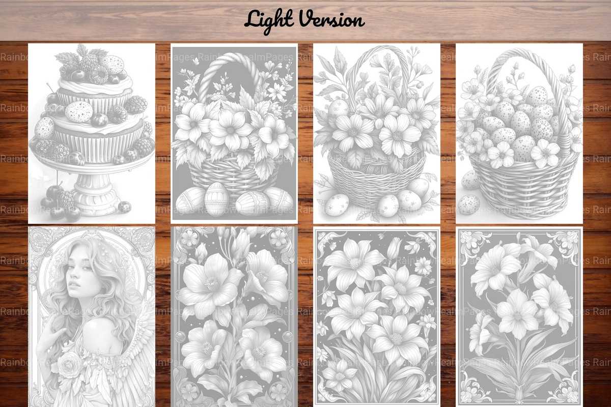 Art Nouveau Easter Coloring Books - CraftNest