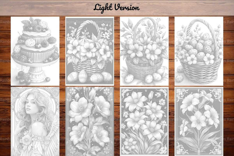 Art Nouveau Easter Coloring Books - CraftNest