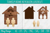Family Keychain SVG Home Key Holder Laser Cut SVG Bundle