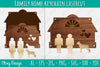 Family Keychain SVG Home Key Holder Laser Cut SVG Bundle