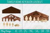 Family Keychain SVG Home Key Holder Laser Cut SVG Bundle