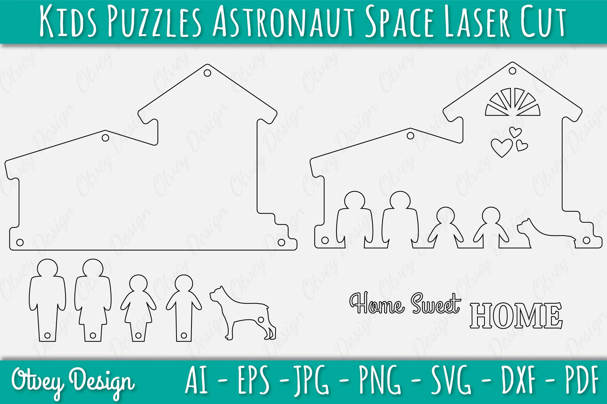 Family Keychain SVG Home Key Holder Laser Cut SVG Bundle 6 - CraftNest - Digital Crafting and Art