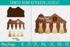 Family Keychain SVG Home Key Holder Laser Cut SVG Bundle