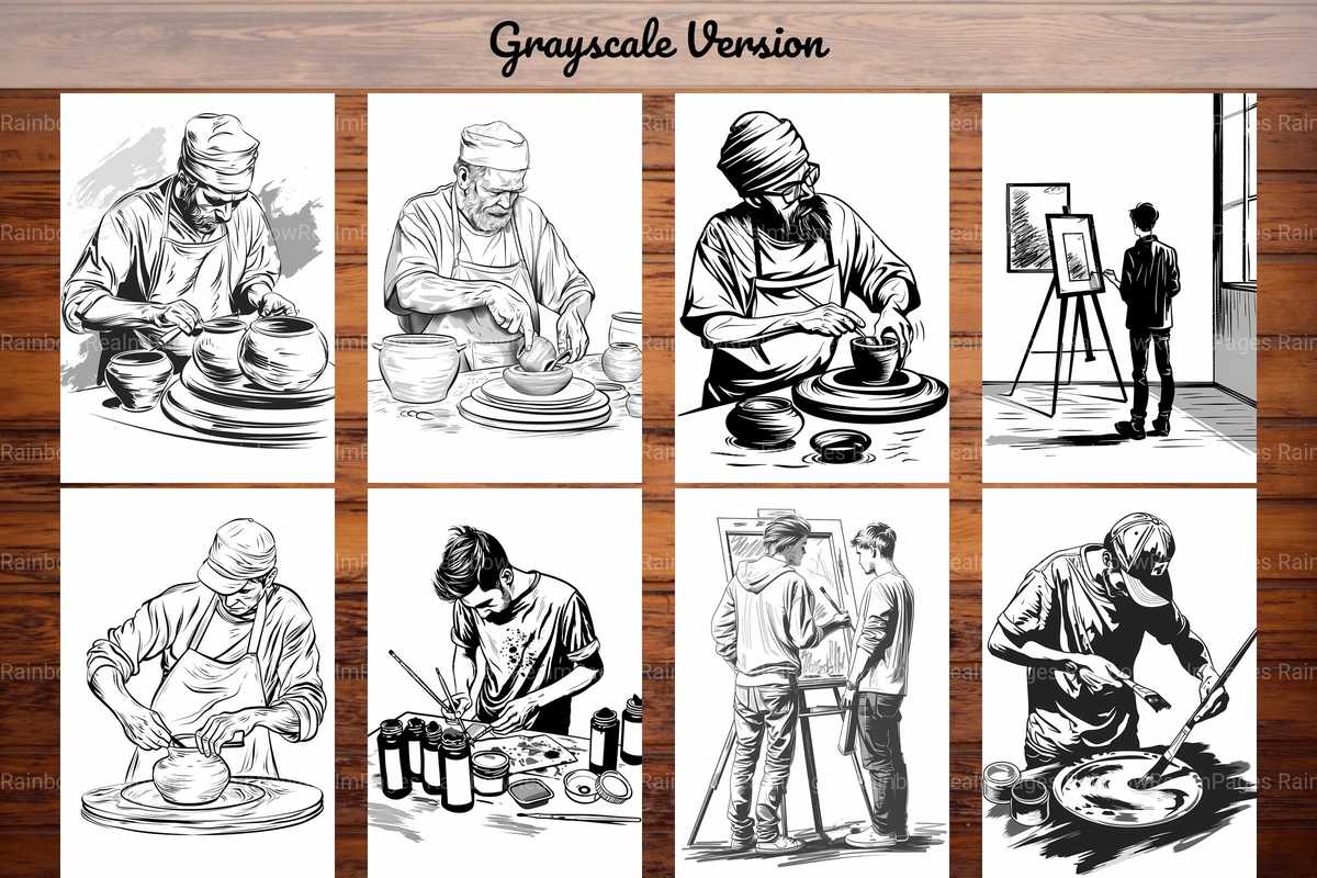 Artist Coloring Books - CraftNest - Digital Crafting and Art