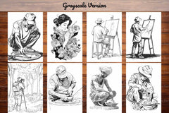 Artist Coloring Books - CraftNest - Digital Crafting and Art