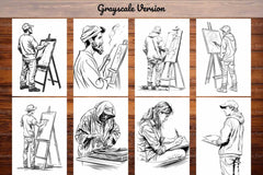 Artist Coloring Books - CraftNest - Digital Crafting and Art