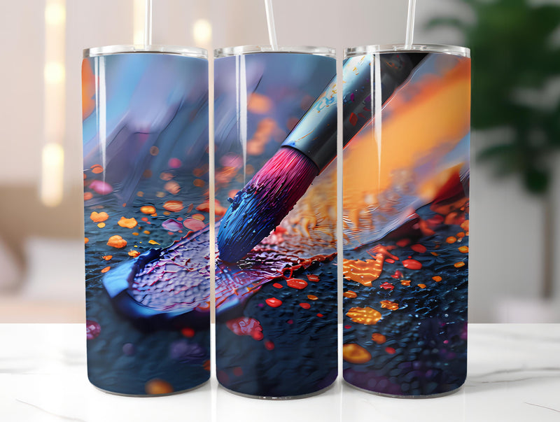 Artist Profession 4 Tumbler Wrap - CraftNest - Digital Crafting and Art