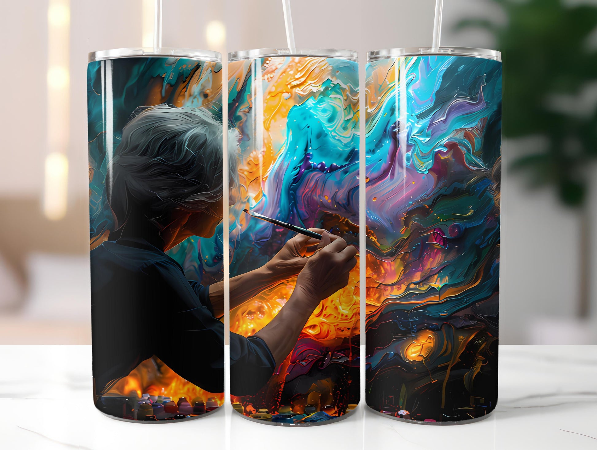 Artist Profession 4 Tumbler Wrap - CraftNest - Digital Crafting and Art
