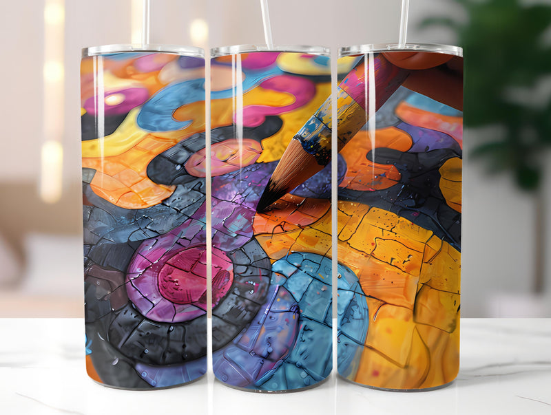 Artist Profession 1 Tumbler Wrap - CraftNest - Digital Crafting and Art