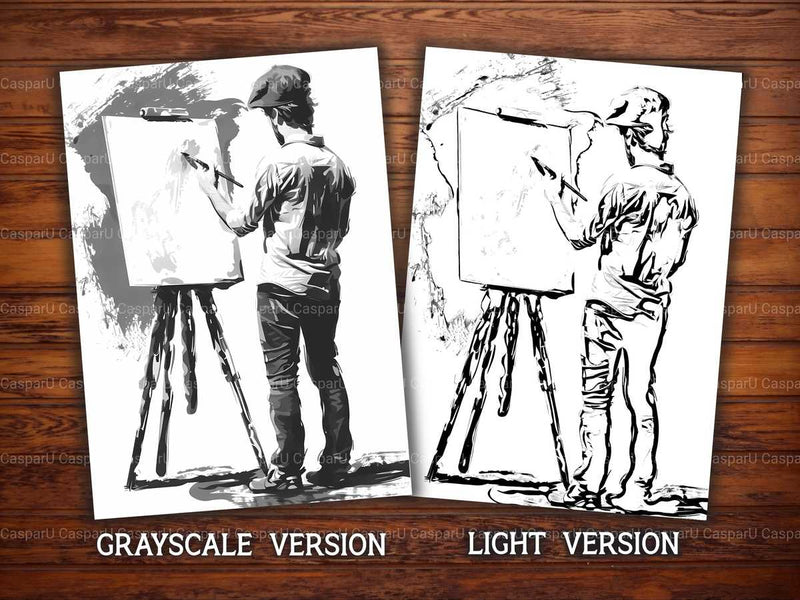Artist Coloring Books - CraftNest - Digital Crafting and Art