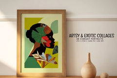 Artsy Exotic Collages - CraftNest - Digital Crafting and Art