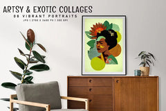 Artsy Exotic Collages - CraftNest - Digital Crafting and Art