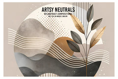 Artsy Neutrals - Wall Art - CraftNest - Digital Crafting and Art