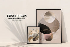 Artsy Neutrals - Wall Art - CraftNest - Digital Crafting and Art