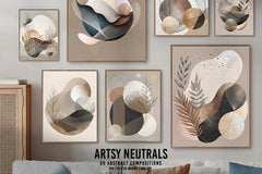 Artsy Neutrals - Wall Art - CraftNest - Digital Crafting and Art