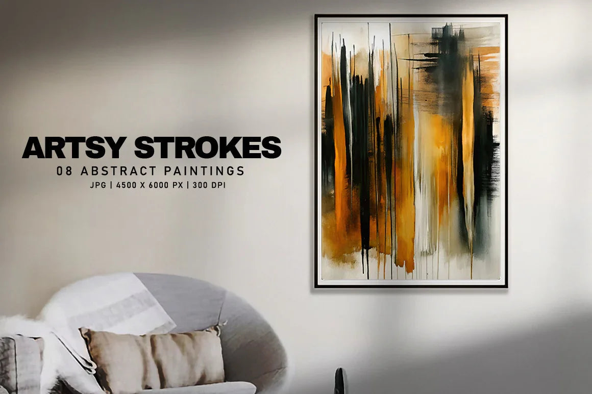 Artsy Strokes - Wall Art - CraftNest - Digital Crafting and Art